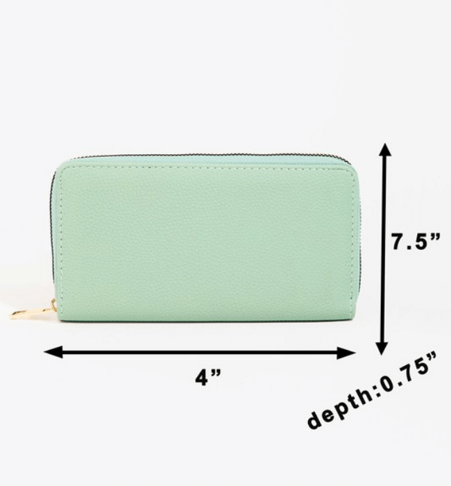 Renee Trifold Zipper Wallet
