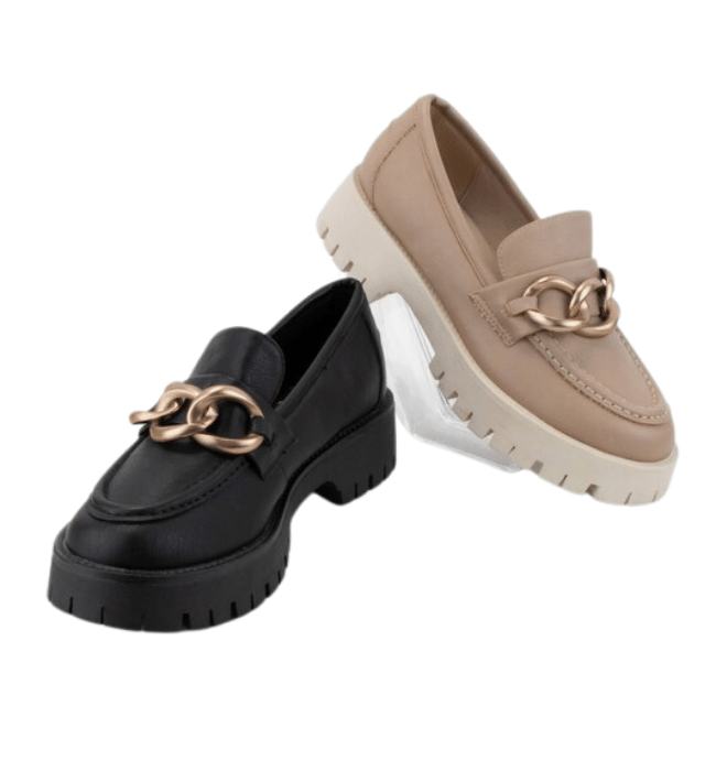 Sutton Platform Chunky Chain Loafer