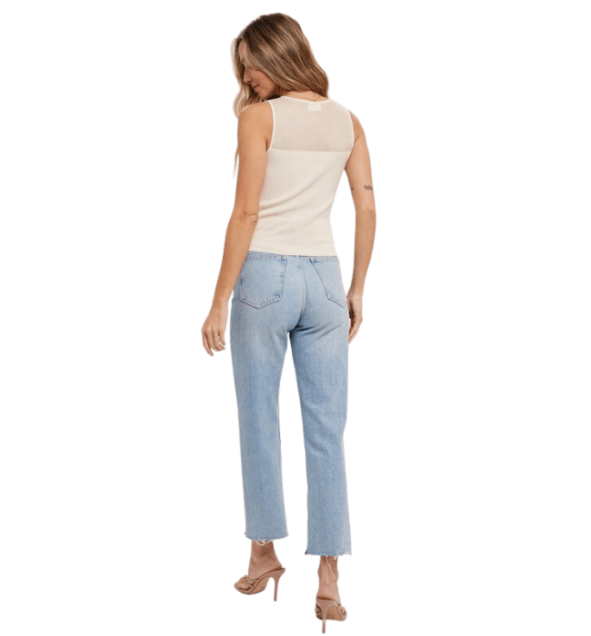 Zephyr Sweetheart Knit Tank Top