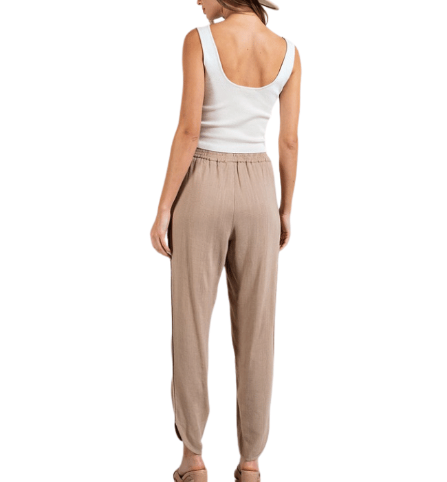 Marisa Linen Smocked Pants