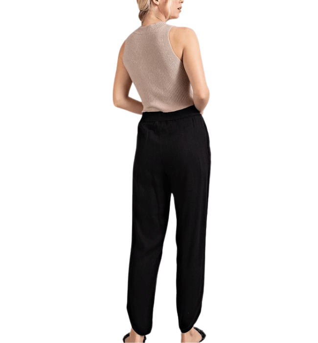 Marisa Linen Smocked Pants