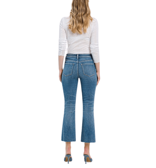 Marie Crop Flare Jean