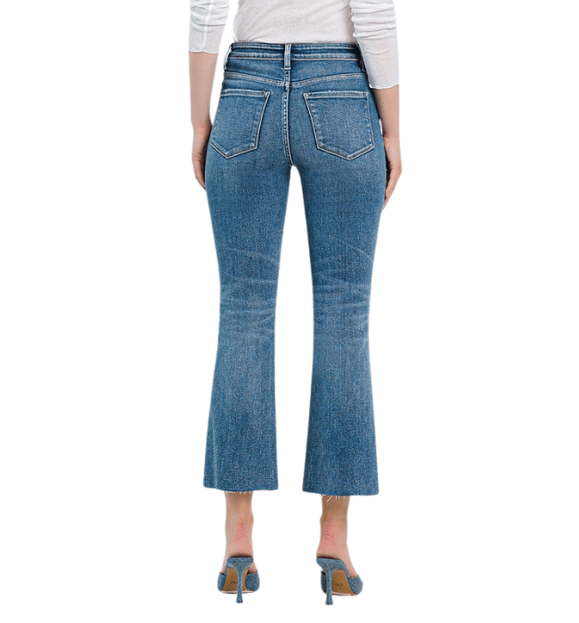 Marie Crop Flare Jean
