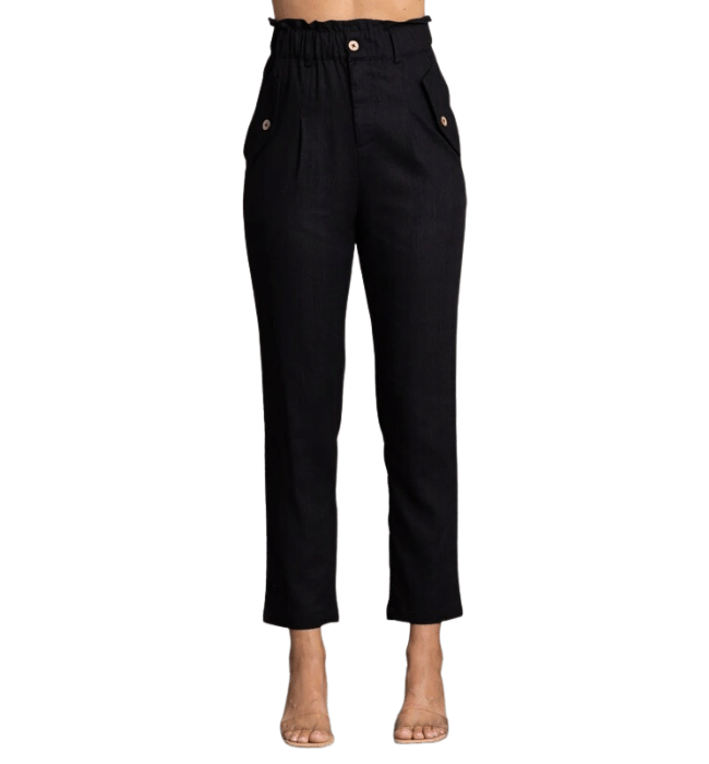 Holly Linen Ankle Pants
