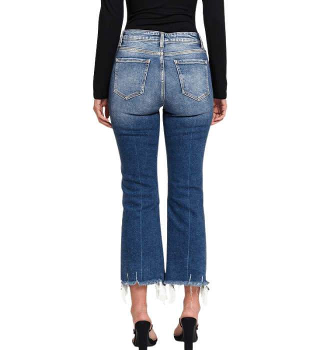 Kendall Kick Crop Flare Jeans