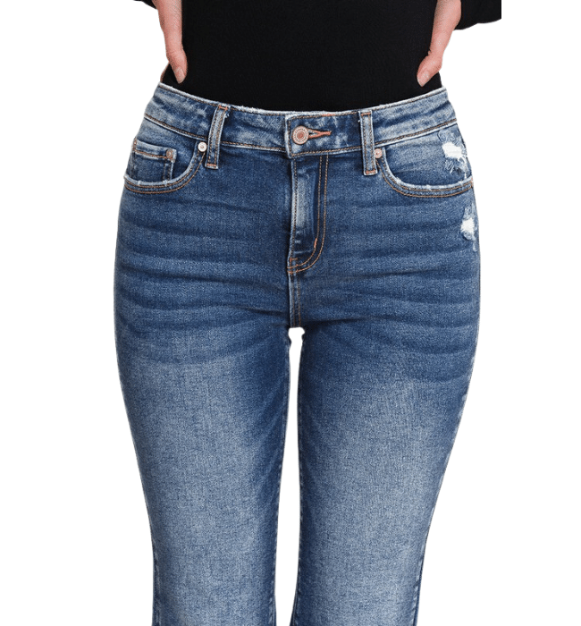 Kendall Kick Crop Flare Jeans