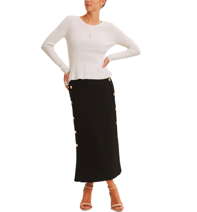 Margo Peplum Sweater