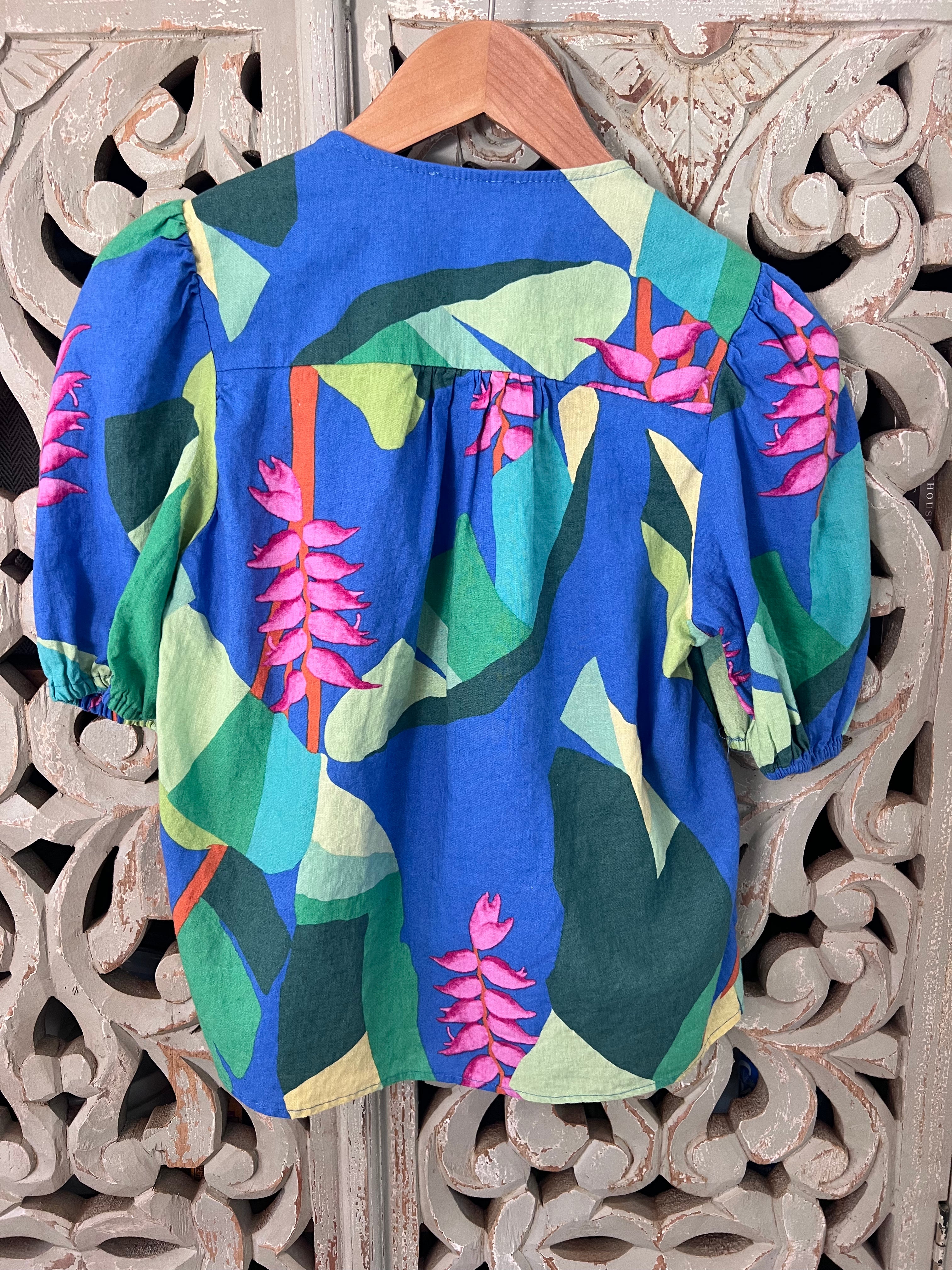 Christian Siriano Printed Top S (RESTYLE)