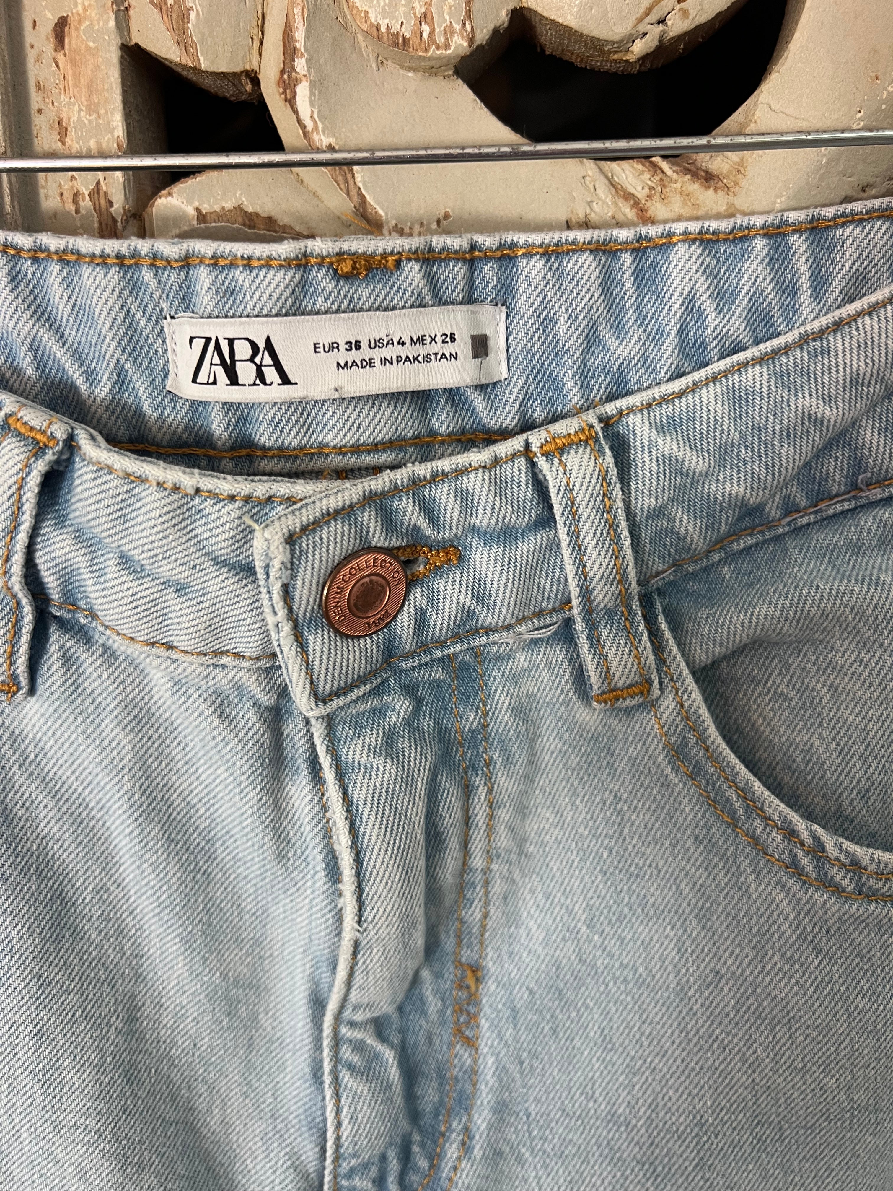 ZARA Jeans Size 4 (RESTYLE)