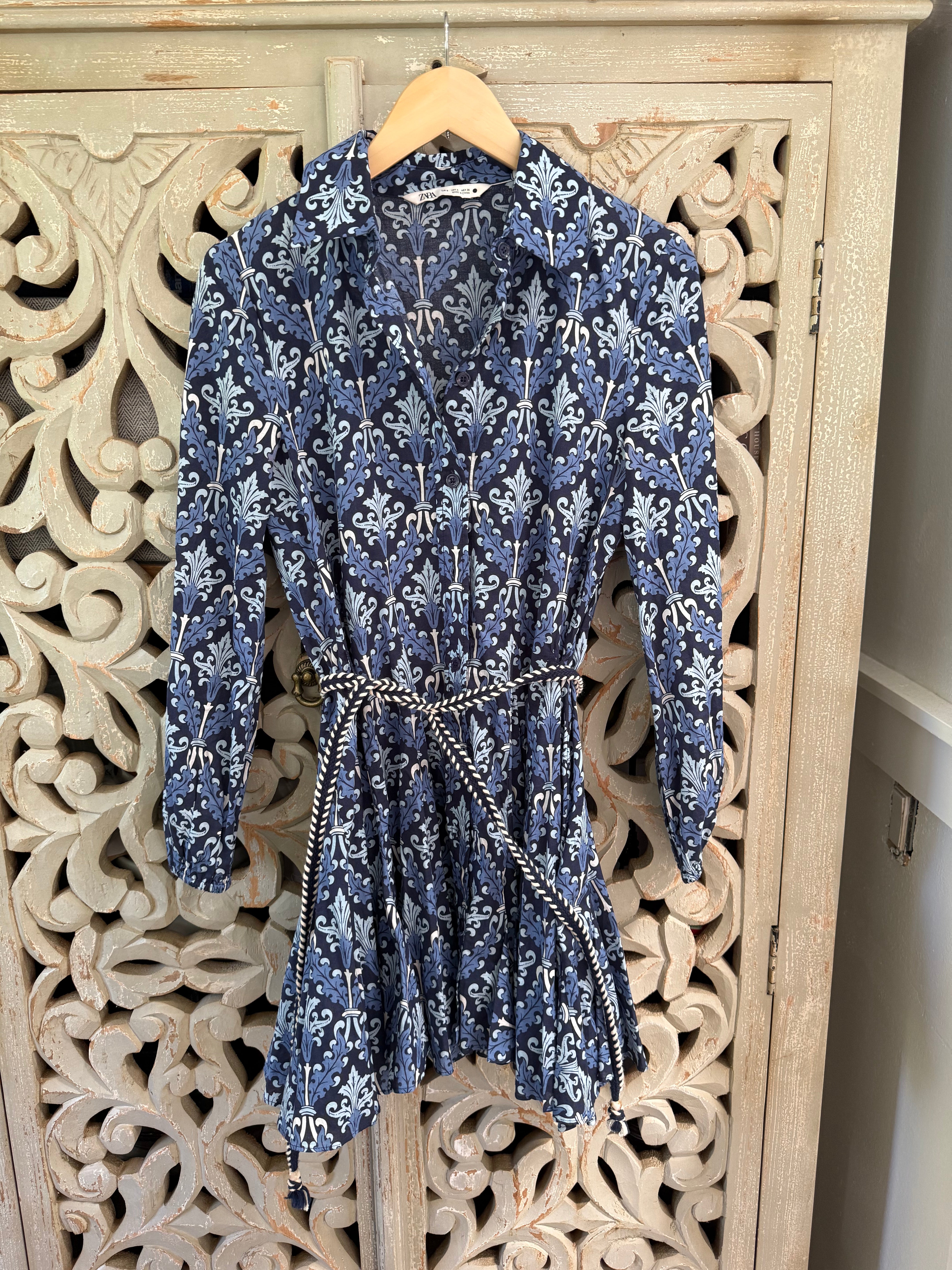 Zara Printed Dress Size S (RESTYLE)