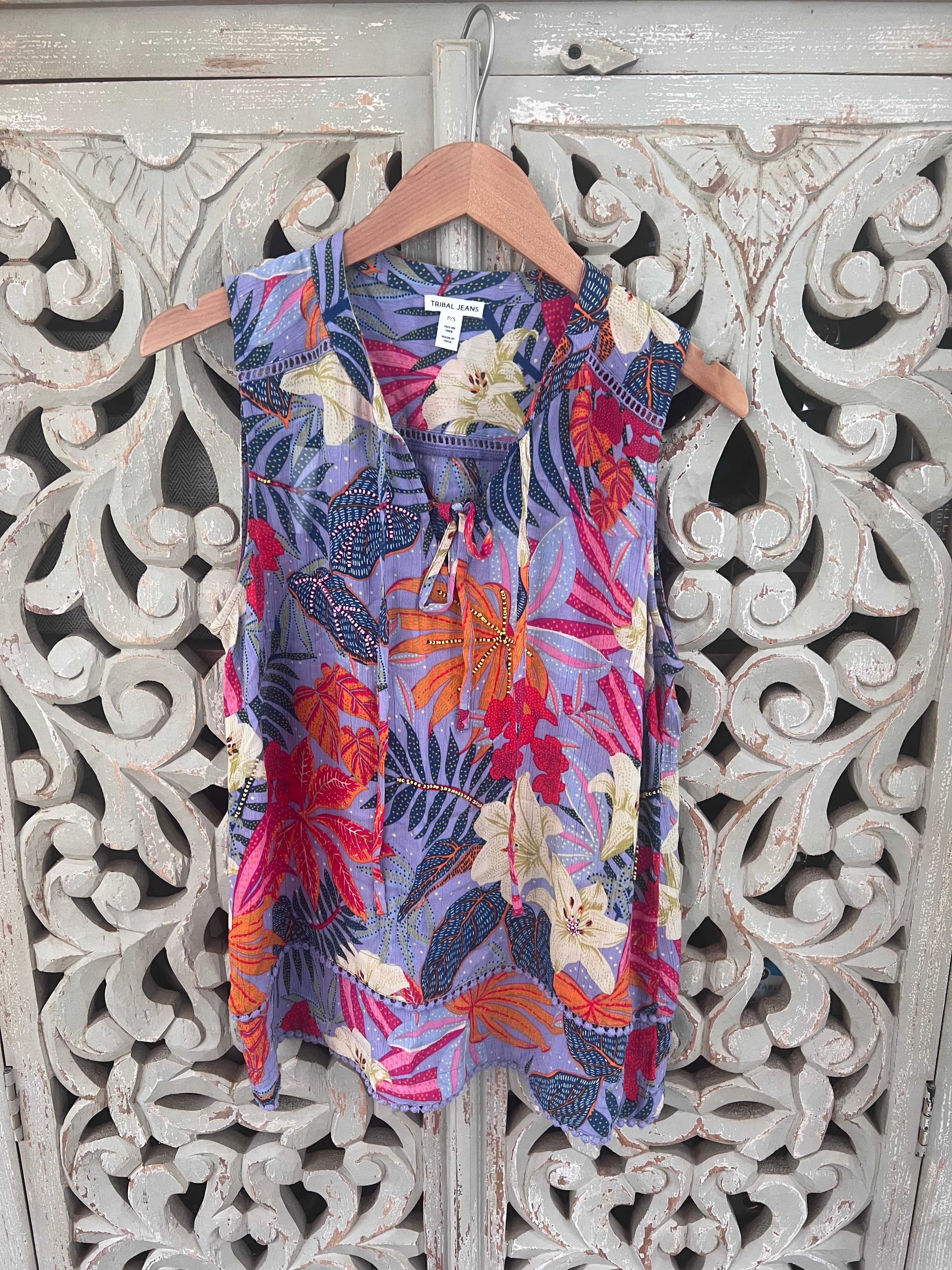 Tribal Bright Tank Size S (RESTYLE)