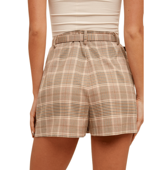 Mariela Plaid Skort