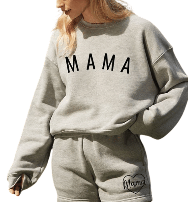 Mama Fleece Lined Sweatshirt
