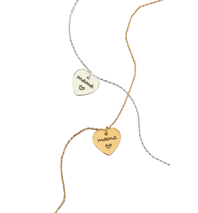 Mama Heart Pendant Necklace