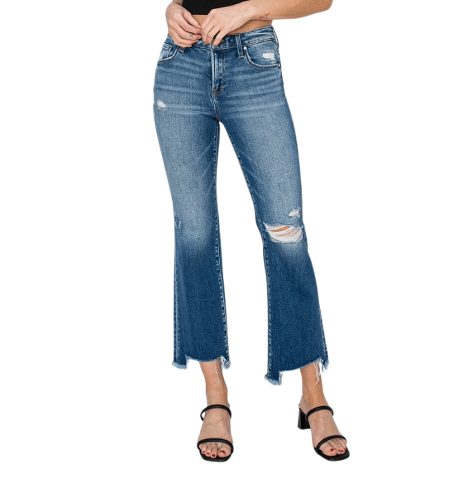 Lea Midrise Straight Jeans