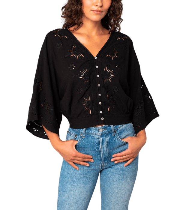 Ellie Eyelet Blouse