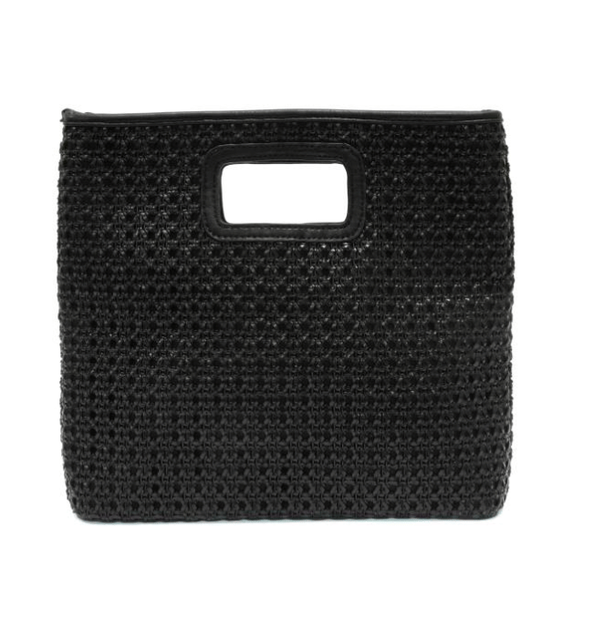 Rio Faux Cane Cutout Handle Tote
