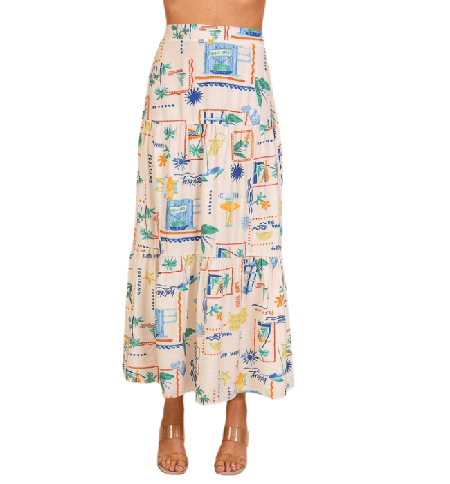 Tropical Escape Maxi Skirt