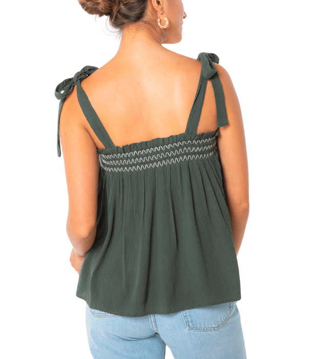 Bohemian Tie Shoulder Tank