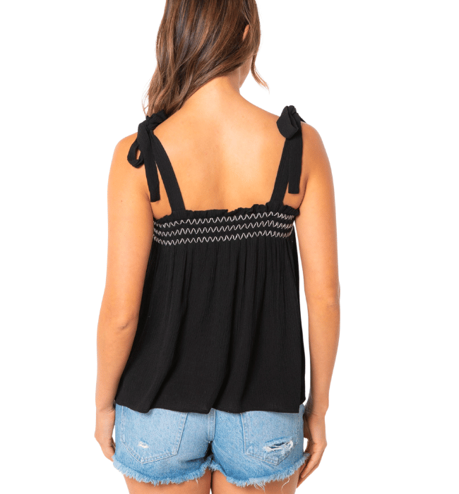 Bohemian Tie Shoulder Tank