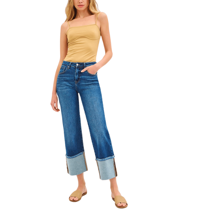 Hudson Cuffed Jeans