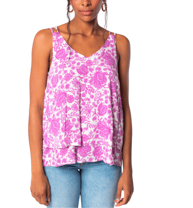 Clarissa Floral Tank