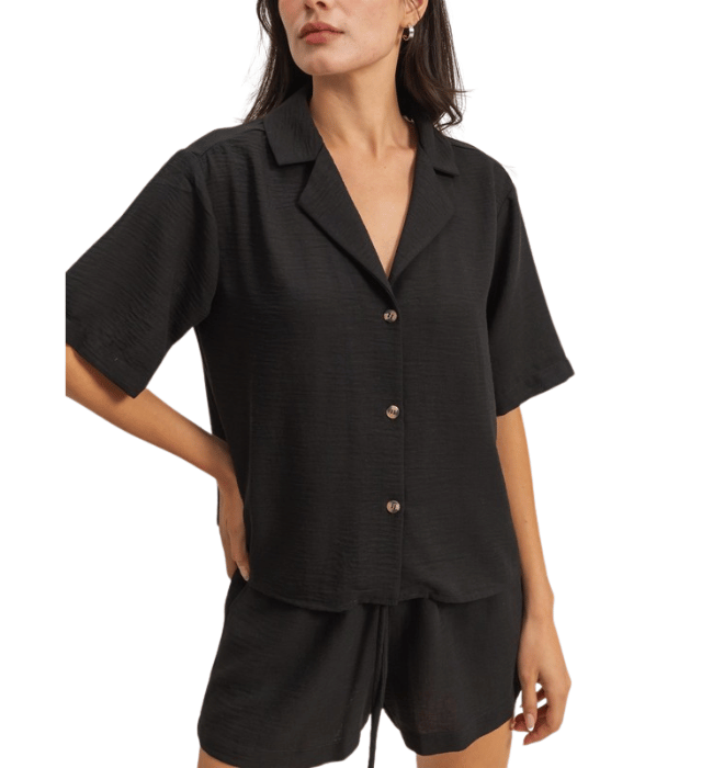 Carie Collared Top