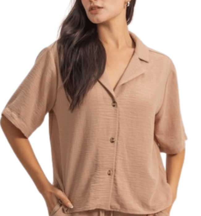 Carie Collared Top