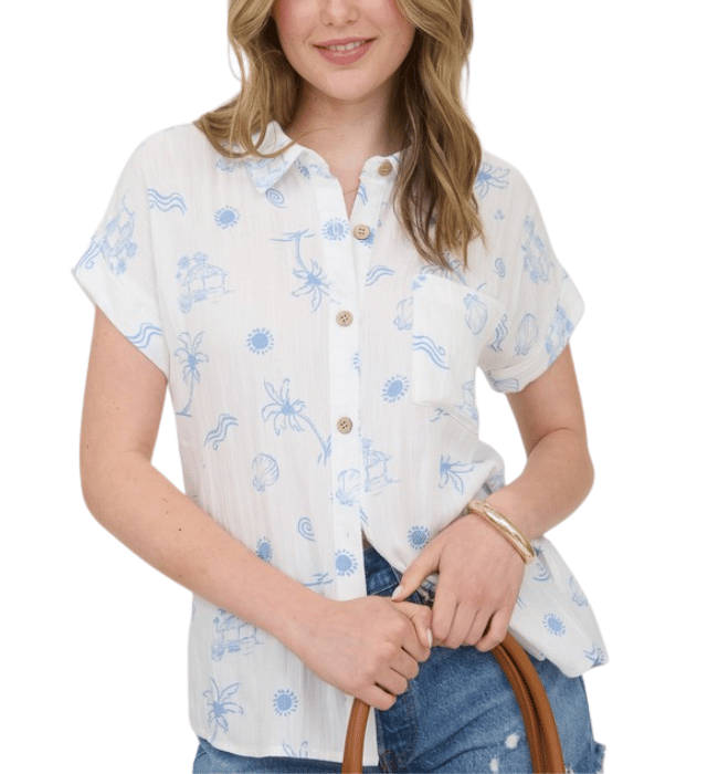 Elara Printed Top
