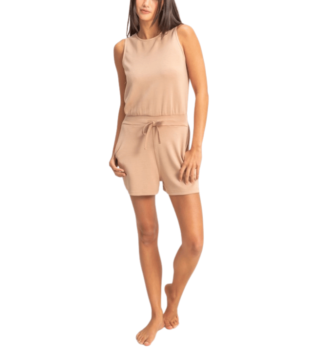 Nyra Tan Romper