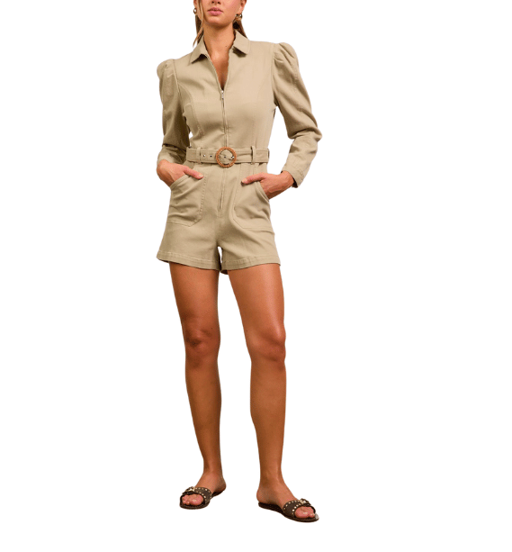 Ivy Belted Romper