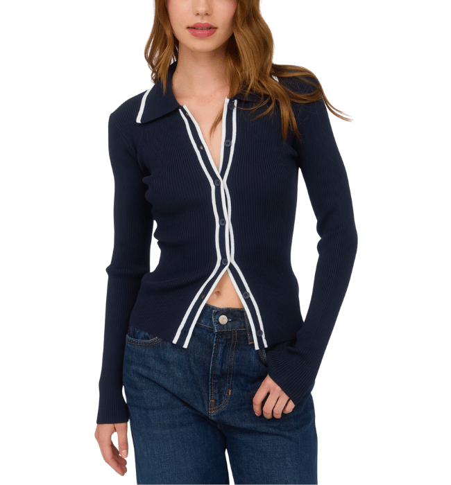 Elodie Navy Sweater