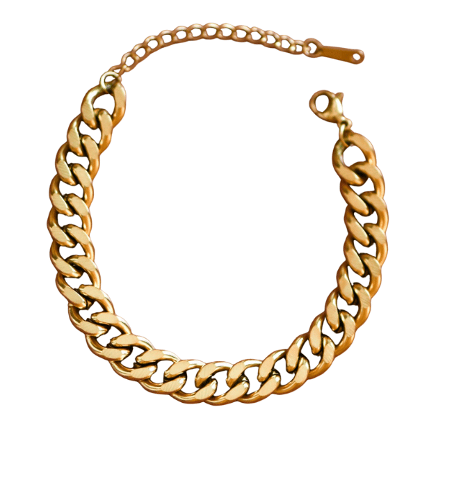 18K Non-tarnish Stainless Steel Chain Bracelet