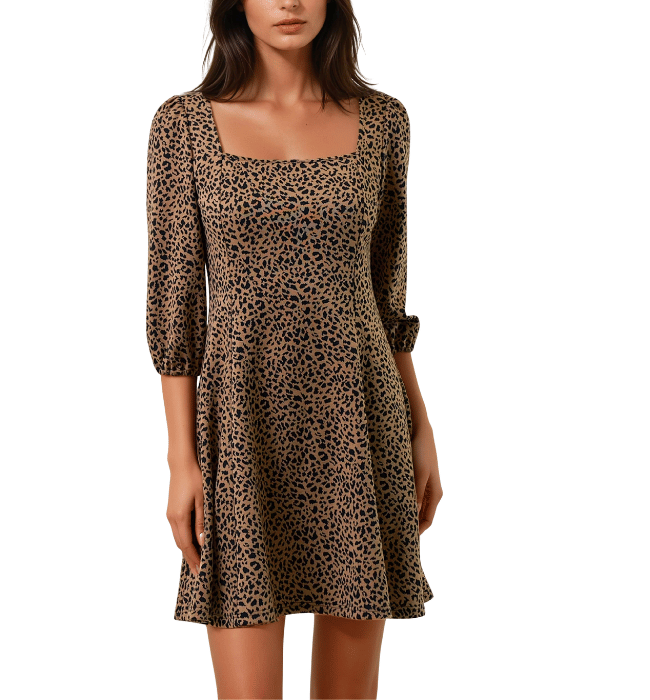 Ardina Animal Print Dress