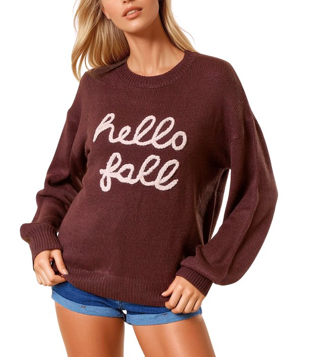 Hello Fall Sweater