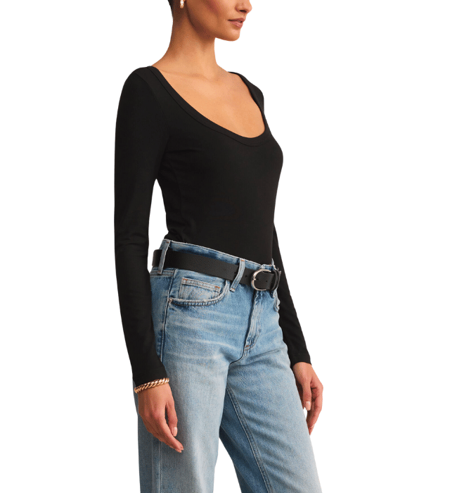 (Z SUPPLY) Second Skin Scoop Neck Top