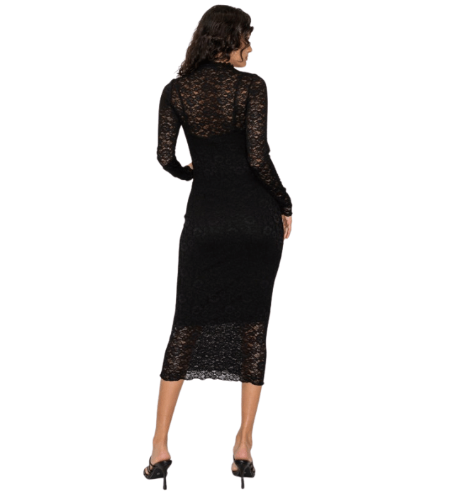 Samara Black Lace Dress