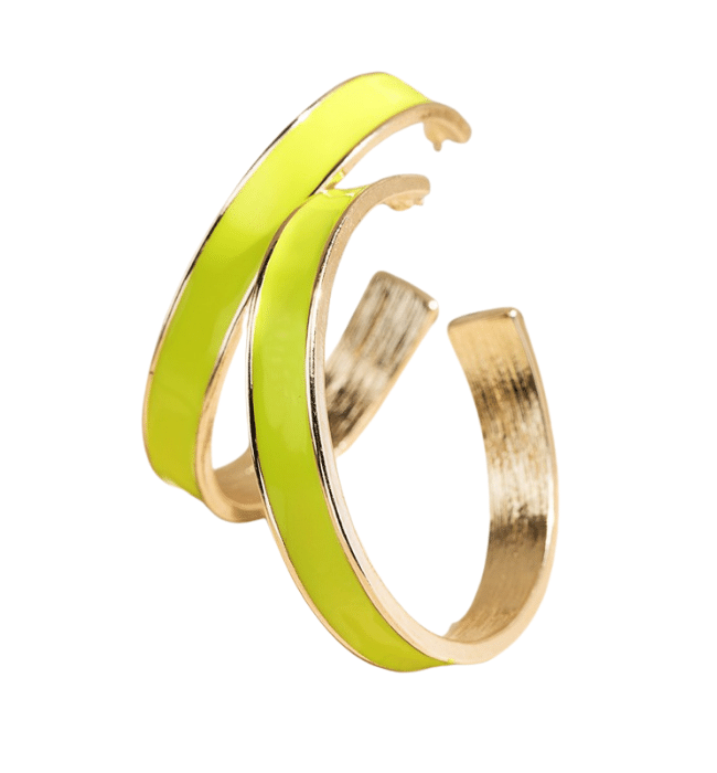 Neon Hoop Earrings - Hudson Square Boutique LLC