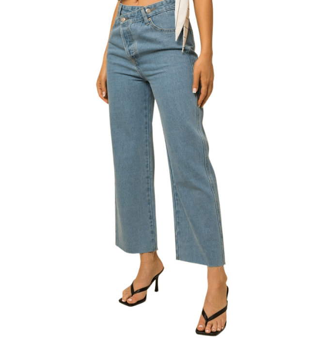 Sana Wide Leg Cropped Jeans
