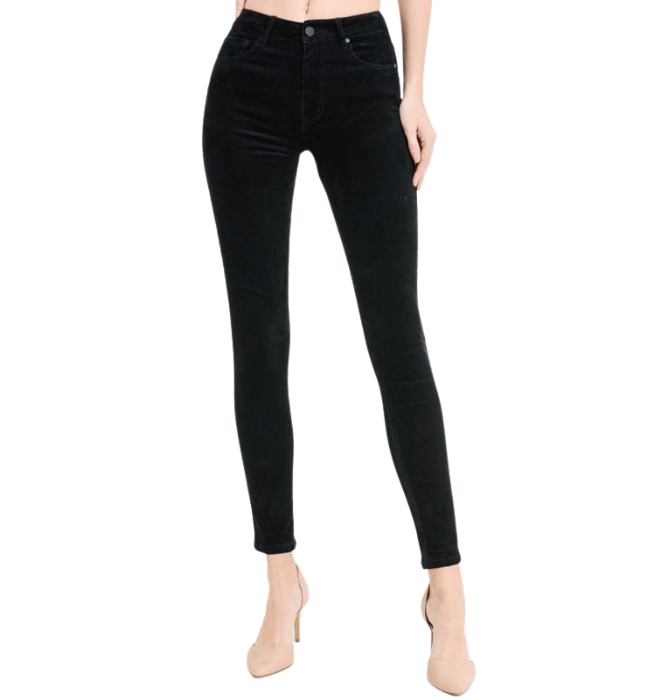 Mila Corduroy Skinny Pants - Hudson Square Boutique LLC