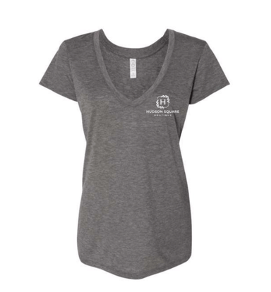 HSB V Neck Logo Tee - Hudson Square Boutique LLC
