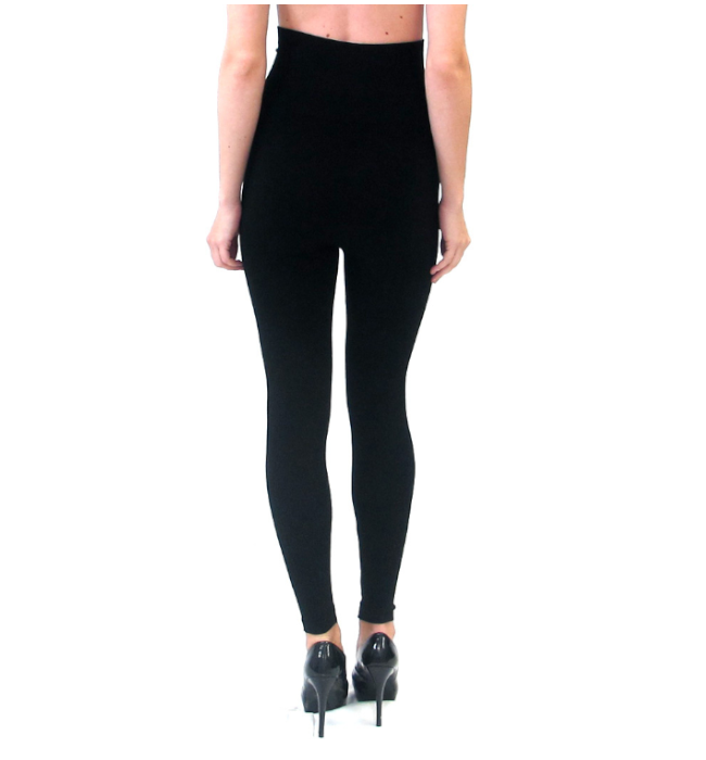 High-Waisted Black Leggings - Hudson Square Boutique LLC