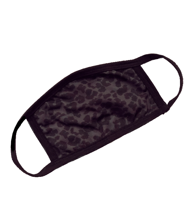 SIX/FIFTY Dark Leopard Face Mask - Hudson Square Boutique LLC