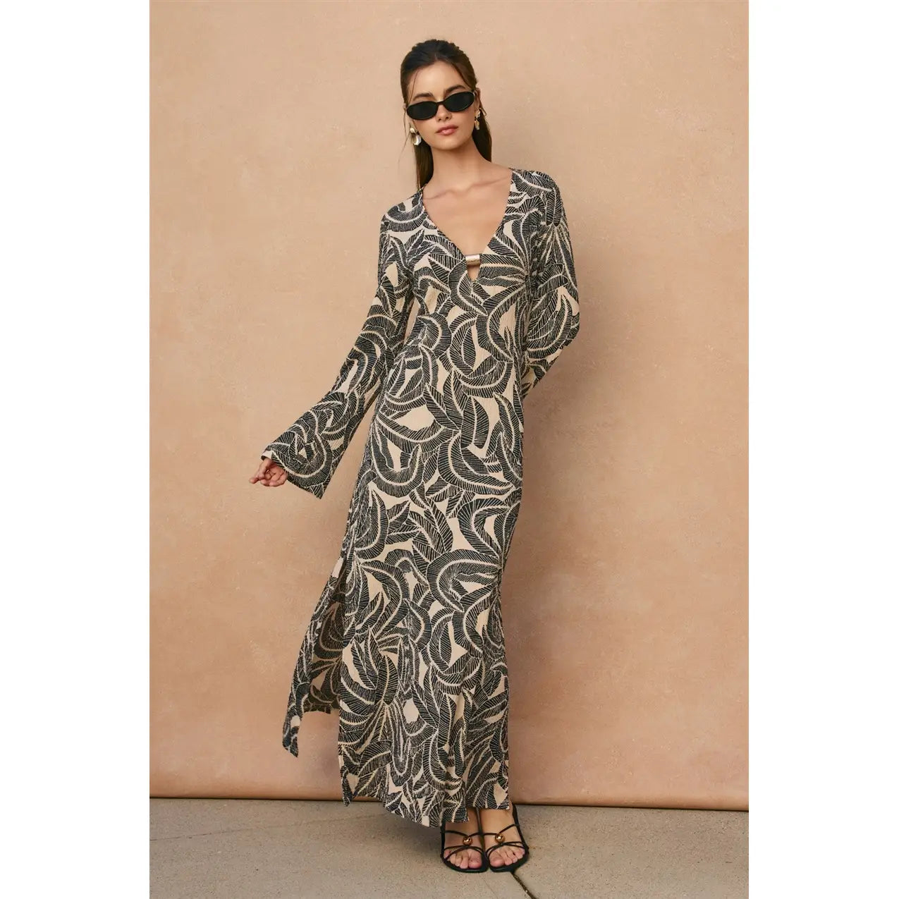 Madelenni Tropical Maxi Dress