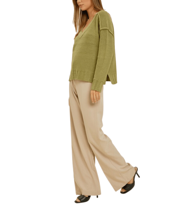 Irma V Neck Knitted Sweater