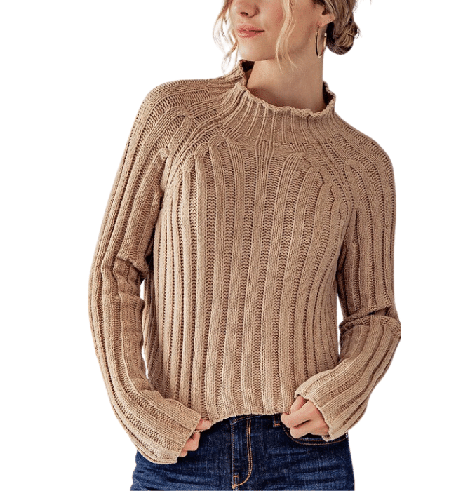Griffyn Chenille Cropped Sweater
