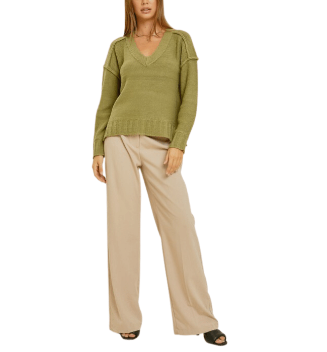 Irma V Neck Knitted Sweater