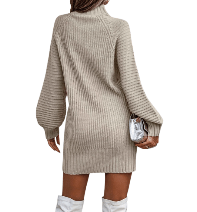 Gwyneth Ribbed Sweater Dress
