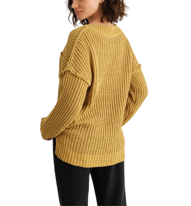 Angel V-Neck Front Pocket Sweater