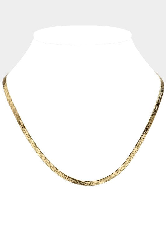 Herringbone Chain Necklace